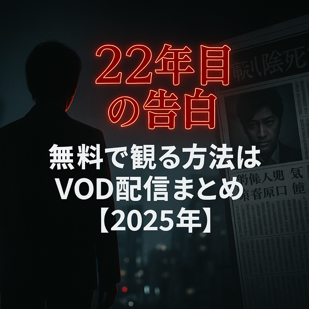 映画『22年目の告白』アイキャッチ