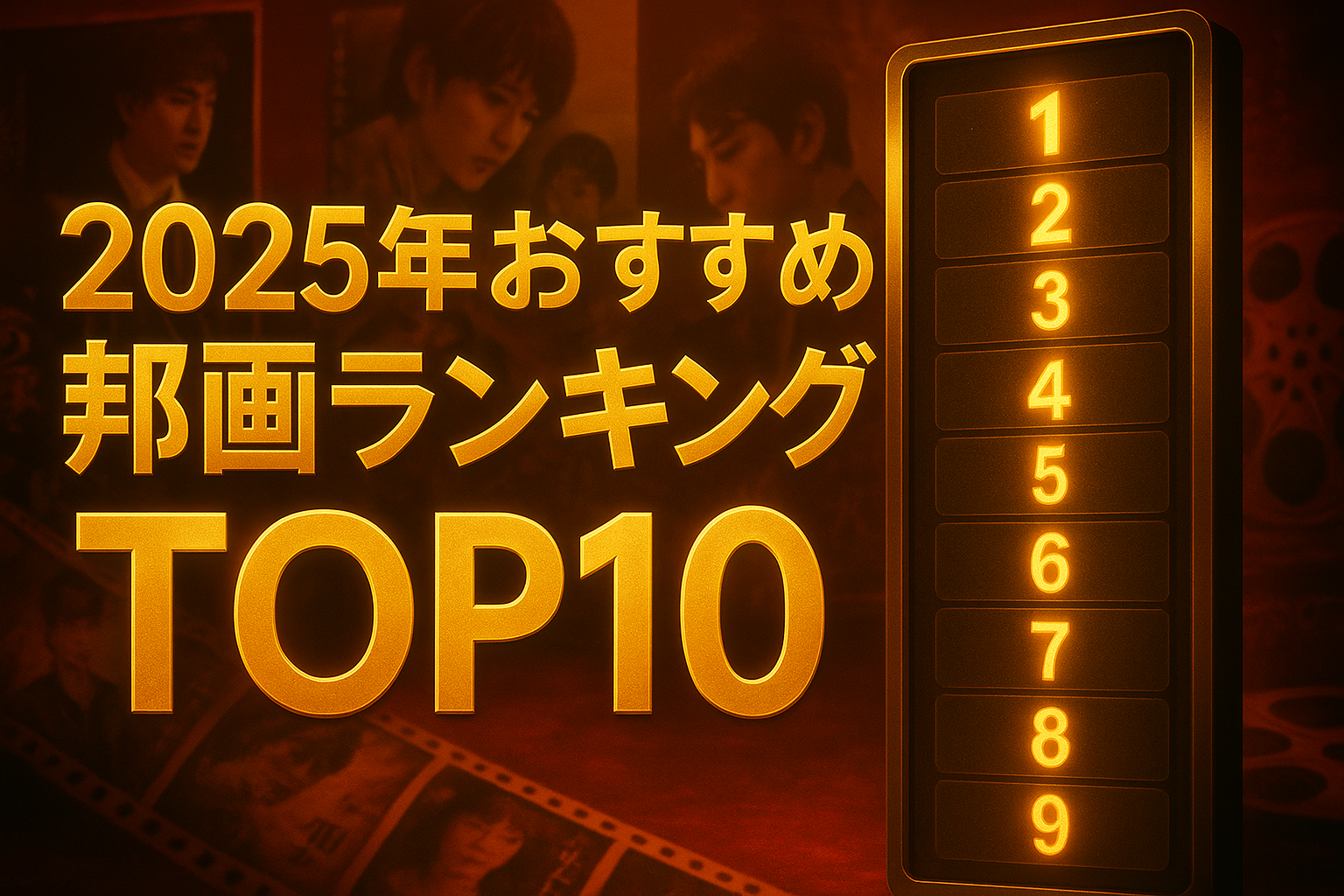 2025年おすすめ邦画TOP10 アイキャッチ